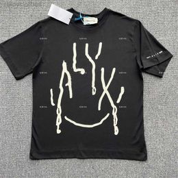 Men's T-Shirts Good Quality 2023ss ALYX 1017 9SM Letter Fashion T-Shirt Men Oversized Women T Shirt Short Sleeve Streetwear Tee