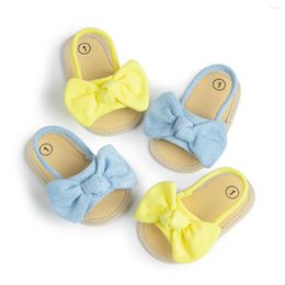 Sandals KIDSUN Baby Girl Boy Born Toddler First Walkers Shoes Summer Butterfly Beach Flat 5 Colours