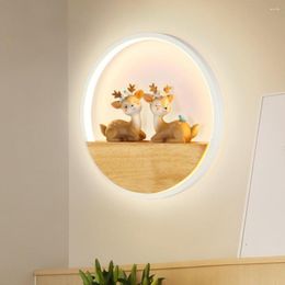 Wall Lamp Round LED Sconce Lighting Lamps Indoor Lights Fixture Night For Living Room Bedroom Hallway Kitchen Bathroom Home