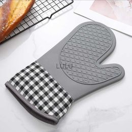 Insulated Oven Gloves Heat Proof Gloves Kitchen Baking Tools Silicone Non-slip Mitts Two-finger Gloves Silicone Heat Proof Clip HKD230828