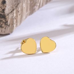 Brand Luxury Classic Love Heart Designer Stud Earrings for Women S925 Silver Sweet Lovely Earring Earings Ear Rings Jewellery