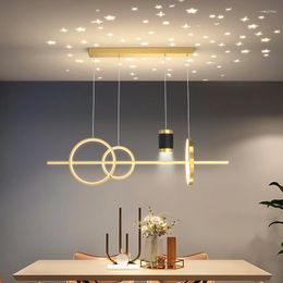 Chandeliers Chandelier Gold Black Dinning Lamp Indoor Home Decoration For Dining Table Living Room Study Light Star Effect Dero