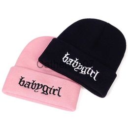 Stingy Brim Hats New Men Women Knitted Hat Fashion letter Pattern Embroidery Ski Warm Winter Beanie Skullies Caps hip Casual beanies hats J230829