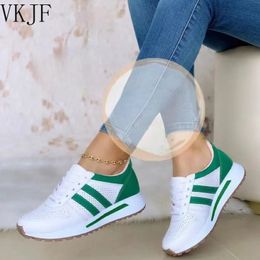 Dress Shoes Women's Sports Casual Shoes Autumn Large Wedge Heel Casual Fashion Women's Shoes Women Sneakers Zapatos De Mujer 230829