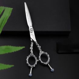 Scissors Shears KUNGFU 6 Inch Hair Scissor VG10 Steel Professional Cutting Shear For Barbershop Tools 230828