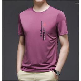 Men's T Shirts Fashion O-Neck Loose Printed Korean T-Shirt Clothing 2023 Summer Casual Pullovers Short Sleeve All-match Tee Shirt