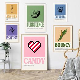 Kpop Idol Music Album Poster Aesthetic Boys Cartoon Band Rock Rapper Canvas Painting Wall Art Print Home Office Singer Room Bar Decor Gifts No Frame Wo6