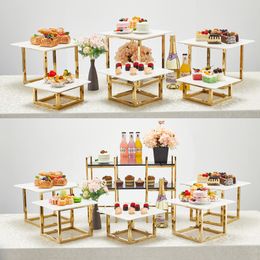 Other Event Party Supplies Metal Rack Acrylic Trays Plate For Party Dessert Candy Cookies Table Centrepieces Cake Cupcake Stand Buffet Banquet Decoration 230828