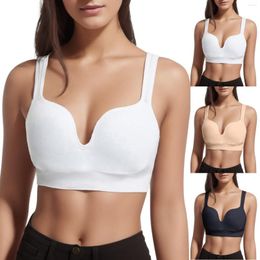 Women's Shapers Comfortable And Sexy Large Sport Absorbing Tank Top Wireless Support Bras For Women Bush Up Bra Womens Push