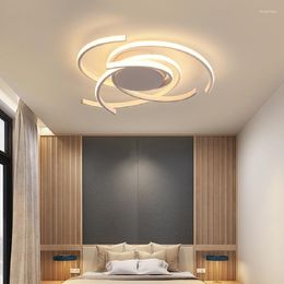 Ceiling Lights Chandeliers Matter Black Ideal Surface Mounted Modern Led For Living Room Bedroom Aluminium Lamp