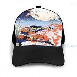 Ball Caps Fashion Samurai Gaim Kamen Rider Basketball Cap Men Women Graphic Print Black Unisex Adult Hat