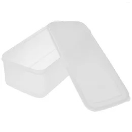 Plates Bread Storage Box Holder Kitchen Counter Containers Dispenser Bagel Keeper Airtight Saver Loaf Clear Lid