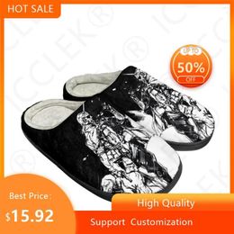 Slippers Metal Gear Solid Fashion Cotton Custom Mens Womens Sandals Plush Casual Keep Warm Shoes Thermal Comfortable Slipper