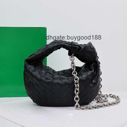 Botegss Ventss Woven Jodie designer bag Tote Bags Chain Bag Solid Colour Mini Shoulder Half Moon Leather Handle Designer Handbag Famous Hobos Women Totes Luxury Beach