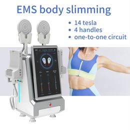 Hot sale Portable Abdominal Muscle Sculpt Building Stimulator EMS Muscle Trainer Hi-femt Ems Body Sculpt Electromagnetic Salon Beauty Equipment