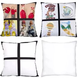 White DIY Sublimation Blanks Nine Panel Sublimation Pillow Case For Sublimate Printing Christmas Party Home Decoration