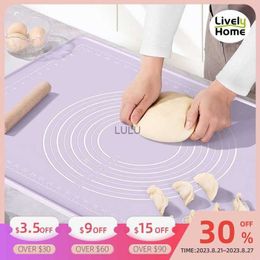 Oversize Kneading Pad Thick Antibacterial Silicone Baking Mat 70x50 Rolling Pin Dough Kitchen Accessories Non-stick Pastry Board HKD230828