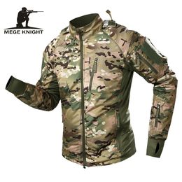 Men's Jackets MEGE Men's Waterproof Military Tactical Jacket Men Warm Windbreaker Bomber Jacket Camouflage Hooded Coat US Army chaqueta hombre 230828
