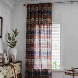 Curtain Window Living Room Shade Drapery Boho Farmhouse Blackout For Bedroom 160/180cm