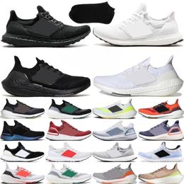 Ultraboosts Triple White Red Black Grey Orange Ultra Ub Boost Men Women Primeknit Sports Sneaker