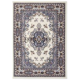 Carpets Sakarya Traditional Medallion Area Rug Ivory/Blue 7'8 x0829