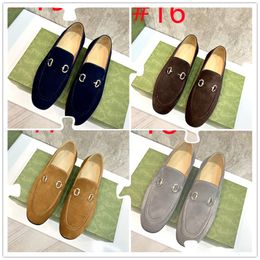 High quality original 1 1 Luxury Brands 19ss Mocassin Homme Mens Loafers Leather Black Dress Shoes Slip on Smoking Slippers Chic Embroidery Party Shoe Men