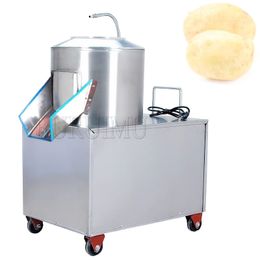 Industrial Brush Roller Root Vegetable Washer Peeler Potato Taro Carrot Radish Ginger Washing And Peeling Machine