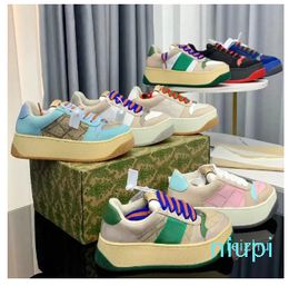 women Travel sneaker fashion lady Flat designer Running Trainers Letters platform men gym sneakers size 36-42-45 With box