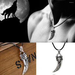 Pendant Necklaces Punk Stainless Steel Men Jewelry Domineering Shape Bone Amulet Accessories