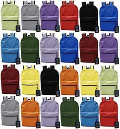 Duffel Bags 24 Pack Backpack Bulk 17 inch Lightweight Outdoor Travel Gym Corporate Events Bag Assorted 230828
