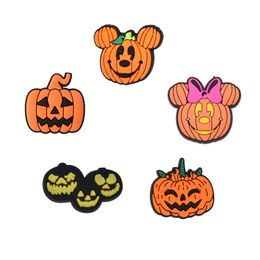 Shoe Parts Accessories Skl Pumpkin Clog Decoration Charms Halloween Horror For Kid Boy And Girl Adt Women Men Party Favor Gifts Drop Ot0Lq