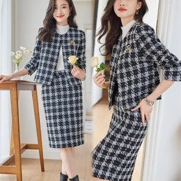 Two Piece Dress Spring Autumn Jacquard Coat For Women Long Sleeve Sweet Girls Pink Fall Windbreaker Jackets Coats Korean Trench