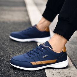 Dress Shoes Men Casual Shoes Big Size 13 Men's Blue Sneakers Comfortable Luxury Brand Sneaker Man Lace-Up Athletic Sports Zapatillas Hombre 230828