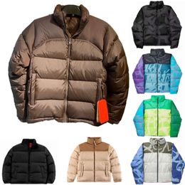 Mens Brown Puffer Jacket Down Jackets Parkas Designer Coat Zipper Black Hooded Veste Womens Letter Print Winter Ski Short Outerwear for809510