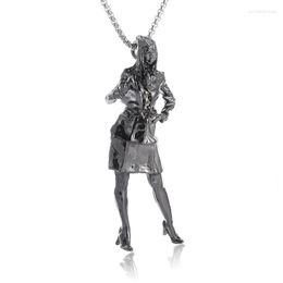 Pendant Necklaces Fashion Sexy Goddess Necklace Men And Women Personality Cosplay Cool Jewelry Gift