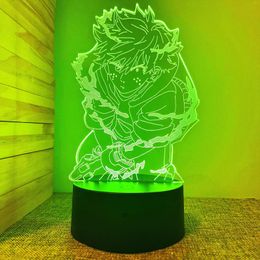 Night Lights Anime X Killua 3d Led Lamp For Bedroom Decor Nightlight Birthday Gift Acrylic Light Hxh Godspeed
