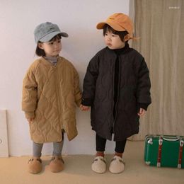 Down Coat Fashion Baby Girl Cotton Padded Jacket Winter Infant Toddler Child Parka Warm Thick Outerwear Clothes 2-10Y E820