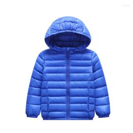Down Coat Winter Kids Boys Coats Fashion Soild Color Jacket For Girls Warm Children With Hooded Casual