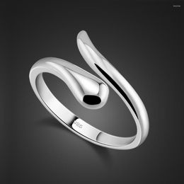 Cluster Rings Classic Ring Simple Drip Adjustable Woman 925 Sterling Silvers Cute For Children Fine Jewelry Gifts
