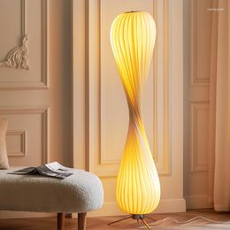 Floor Lamps Lamp Wooden Living Room Sofa Bedroom Bedside Small Waist High-Grade Feeling Quiet Style B &