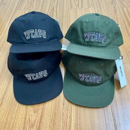 Ball Caps Baseball Caps for men wtaps Embroidered Anime Army Green flat brim trucker Vintage hat for women black girls 230828