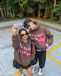 Mens Hoodies Sweatshirts Korean Fashion Y2K Harajuku Super Large Handsome Letter Printed Womens Hoodie Top Kawaii Couple Clothing Winter Clothes Women 230828