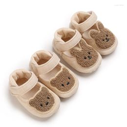 First Walkers Born Baby Shoes Boy Girl Autumn Winter Cotton Warm Soft Sole Prewalker 0-18Months Toddler