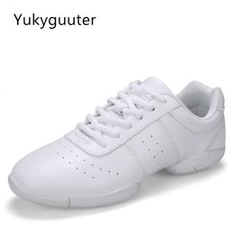 Athletic Outdoor Dance Shoes Children Boy Girl Modern Soft Outsole Jazz Sneakers Aerobics Breathable Lightweight Kids Dancing Fitness Sport 230828