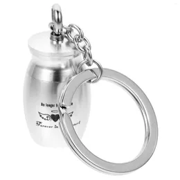 Vases Urn Pet Urns Container Ash Key Pendant Stainless Steel Jewelry Keepsake Hanging Ornament Keychain Mini