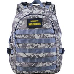 Chicken-Eating Peripheral Jesus Survival Same Style Level 3 Backpack Primary and Secondary School Students Computer Schoolbag Waterproof Camouflage Backpack