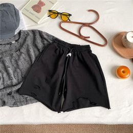 Trousers Children Clothing Boys Shorts 2023 Spring Summer Korean Style And Girls Ripped Casual Baby Cool Pants