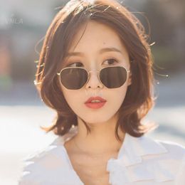 Eyeglasses Metal Frame Fishing Gafas De Sol Retro Sunglasses All-match Travel Uv400 Shades Uv Protection Fashion Sunglasses