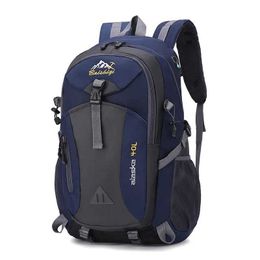 40L Unisex Waterproof Men Backpack Travel Pack Sports Bag Pack Outdoor Mountaineering Hiking Climbing Camping Backpack for Male HKD230828