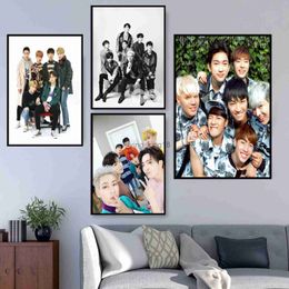 got7 idol 24x36 Decorative Canvas Posters Room Bar Cafe Decor Gift Print Art Wall Paintings HKD230829